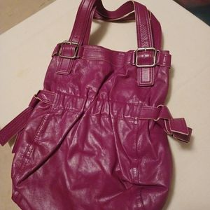DNKY Mauve dark purple shoulder bag purse